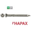 HAPAX hardhoutschroeven | 5x60mm | RVS AISI 304 | Tx 25 | 200 stuks 