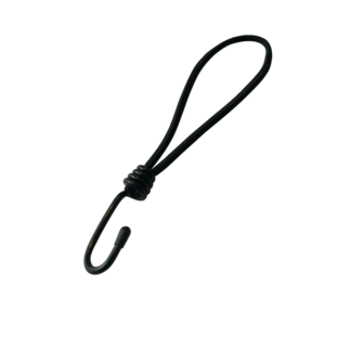 Elastiek met haak 6mm 25 cm