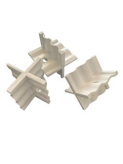 HAPAX afstandhouder voor vlonderplanken  4/5/6/7mm - zakje 3 stuks